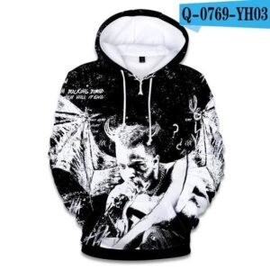 New Raper Xxxtentacion Pullover And Zippered Hoodies Custom 3D Graphic Printed 3D Hoodie All Over Print Hoodie For Men For Women - 276c686796e1