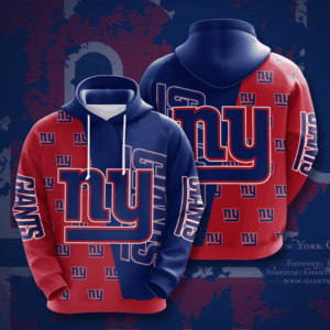 New York Giants 3D Hoodie - b30eef81223c