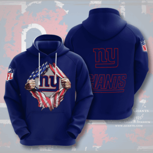 New York Giants 3D Hoodie - c7904069ea33