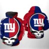 New York Giants NFL Grateful Dead 3D Printed Hoodie/Zipper Hoodie - cce8007739ba