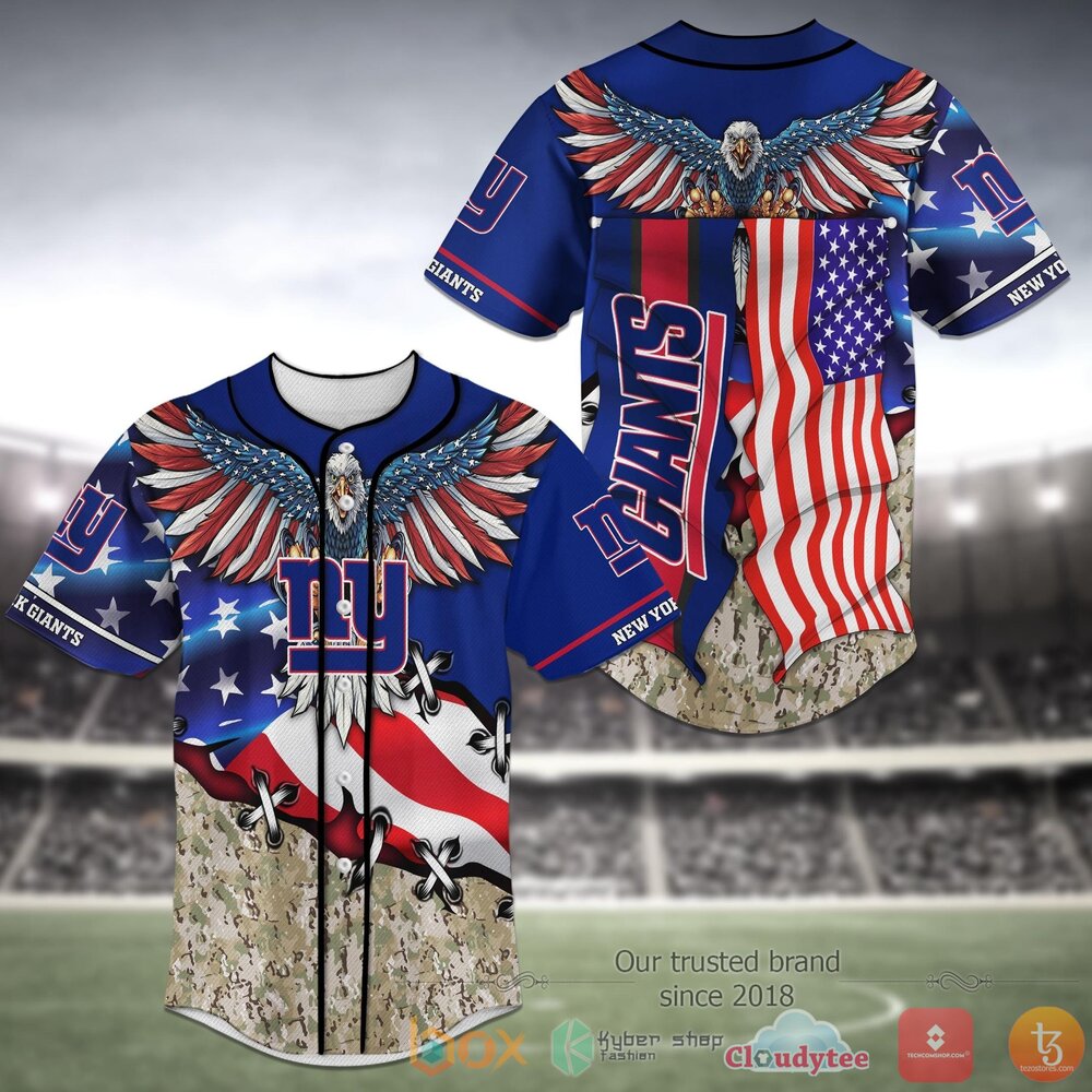 New York Giants Nfl Baseball Jersey Shirt New York Giants Nfl Baseball Jersey Shirt