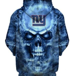 New York Giants Nfl Football Skull Hoodie All Over Print 3D Hoodie 3D Sweatshirt Clothing Hoodie21581 - d69fc77a3fcc