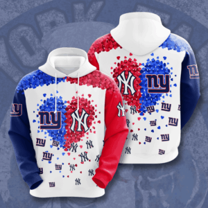 New York Giants Vs New York Yankees 3D Hoodie Sweatshirt For Fans Men Women All Over Printed Hoodie - 5c4007ffebe4
