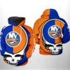 New York Islanders NHL Grateful Dead 3D Printed Hoodie/Zipper Hoodie - db4d9f00f216