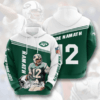New York Jets Joe Namath 12 3D Hoodie - 60a710f33066