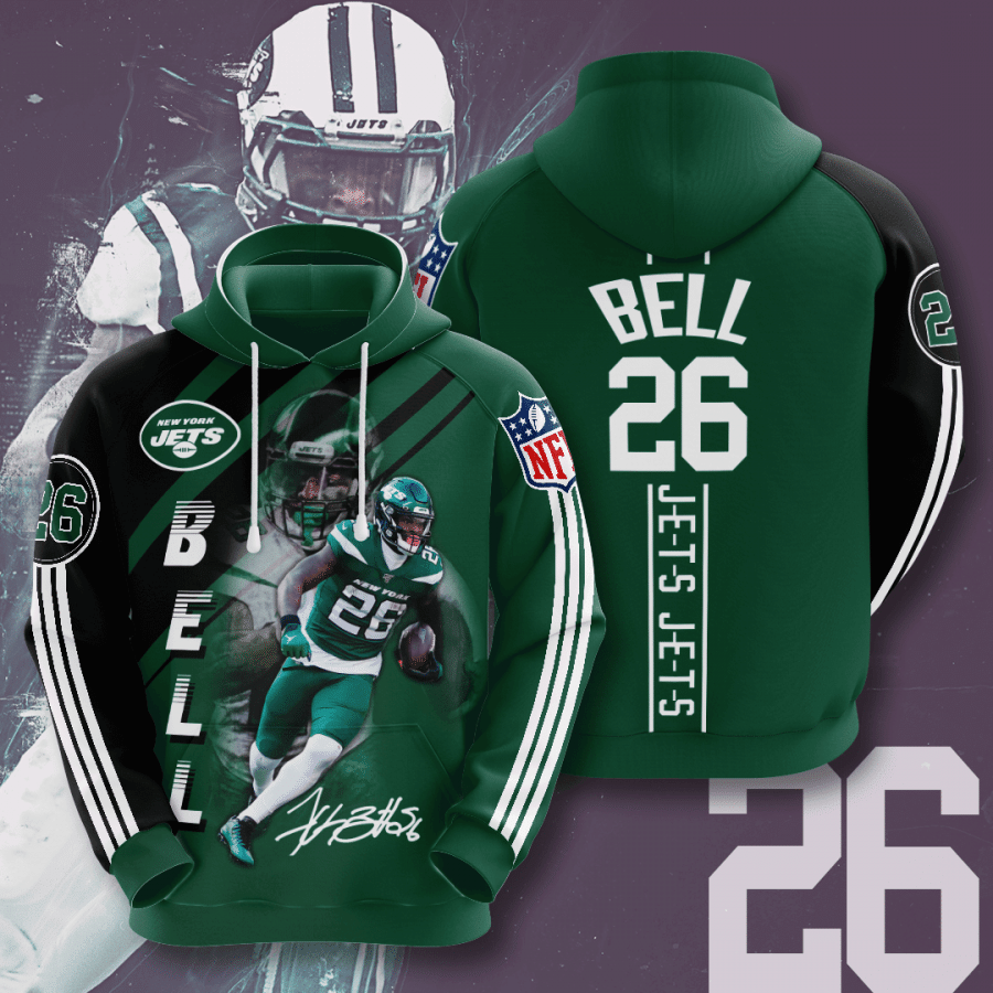 New York Jets Leveon Bell 3D Hoodie Sweatshirt For Fans Men Women All Over Printed Hoodie - d54efffbd2f1 New York Jets Leveon Bell 3D Hoodie Sweatshirt For Fans Men Women All Over Printed Hoodie - d54efffbd2f1