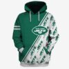 New York Jets Ncaa Football Many Logo 3D Hoodie Sweatshirt For Fans Men Women New York Jets All Over Printed Hoodie. New York Jets 3D Full Printing Shirt - 6c43ceb30dce