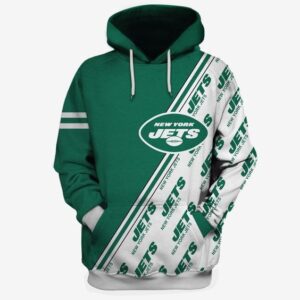 New York Jets Ncaa Football Many Logo 3d Hoodie For Men For Women New York Jets All Over Printed Hoodie. New York Jets 3d Shirt - 13876def9368