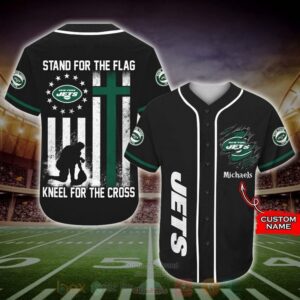 New York Jets Nfl Custom Name Baseball Jersey