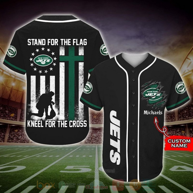 New York Jets Nfl Custom Name Baseball Jersey New York Jets Nfl Custom Name Baseball Jersey