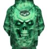 New York Jets Nfl Football Skull Hoodie All Over Print 3D Hoodie 3D Sweatshirt Clothing Hoodie21572 - cb24ed2bb682