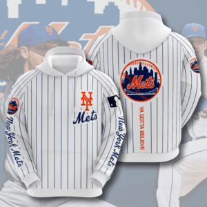 New York Mets 3D Hoodie - e018c24b2b19