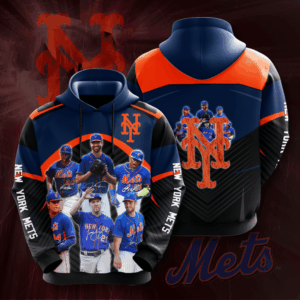 New York Mets 3D Hoodie - fbc59569a15f