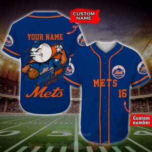New York Mets Mlb Personalized Baseball Jersey