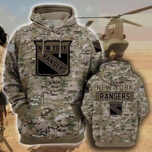 New York Rangers Camouflage Veteran Pullover And Zippered Hoodies Custom 3D Graphic Printed 3D Hoodie All Over Print Hoodie Sweatshirt For Fans Men Women - 2b9f5497e3f1