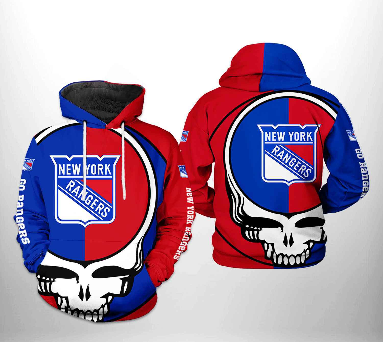 New York Rangers NHL Grateful Dead 3D Printed Hoodie/Zipper Hoodie - 071d16b58b15 New York Rangers NHL Grateful Dead 3D Printed Hoodie/Zipper Hoodie - 071d16b58b15