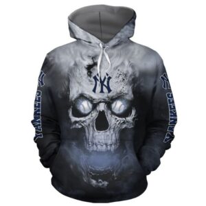 New York Yankees Baseball Skull 3D Hoodie For Men For Women All Over Printed Hoodie - 4f5a14fba7ca