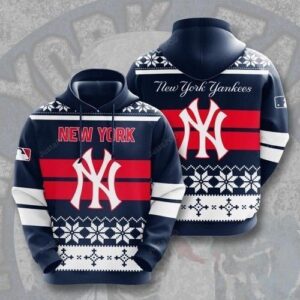 New York Yankees Christmas Pullover And Zippered Hoodies Custom 3d Graphic Printed 3d Hoodie All Over Print Hoodie For Men For Women - 9404df34affb