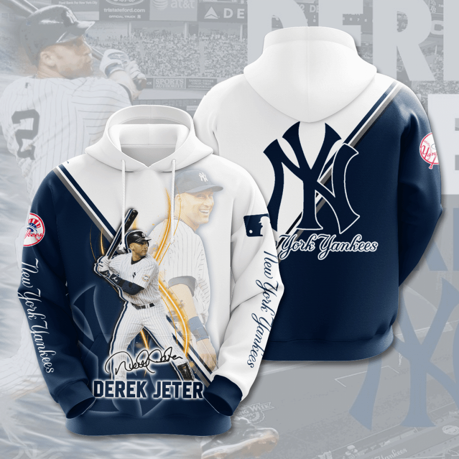 New York Yankees Derek Jeter 3D Hoodie - d40acaba6e17 New York Yankees Derek Jeter 3D Hoodie - d40acaba6e17