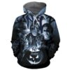 New York Yankees Halloween Horror Night Pullover And Zippered Hoodies Custom 3D Graphic Printed 3D Hoodie All Over Print Hoodie For Men For Women - 3baa1000e33b
