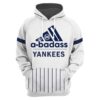 New York Yankees Mlb Football White 3d Hoodie For Men For Women New York Yankees All Over Printed Hoodie. New York Yankees 3d Shirt - ca472ed5a57e