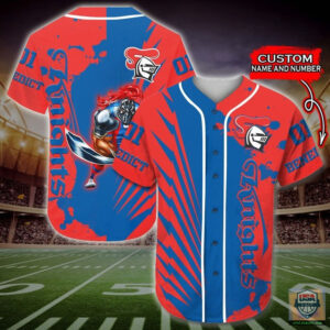 Newcastle Knights Nrl Personalized Baseball Jersey Shirt