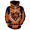 Nfl American Football Cool Chicago Bears Pullover And Zippered Hoodies Custom 3d Graphic Printed 3d Hoodie For Men For Women - 5671184e34be