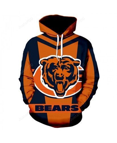 Nfl American Football Cool Chicago Bears Pullover And Zippered Hoodies Custom 3d Graphic Printed 3d Hoodie For Men For Women - 5671184e34be Nfl American Football Cool Chicago Bears Pullover And Zippered Hoodies Custom 3d Graphic Printed 3d Hoodie For Men For Women - 5671184e34be