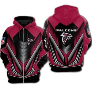 Nfl Atlanta Falcons Zippered Hoodie For Fan Newest Design Zip Up 3D Hoodie 3D Hoodie Sweatshirt For Fans Men Women All Over 3D Printed Zip Hoodie Hoodie Shirt 2020 - e3786ce3df25