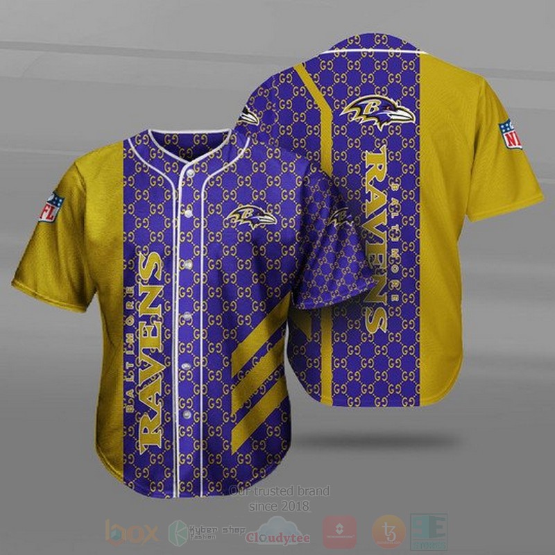 Nfl Baltimore Ravens Baseball Jersey Shirt Nfl Baltimore Ravens Baseball Jersey Shirt