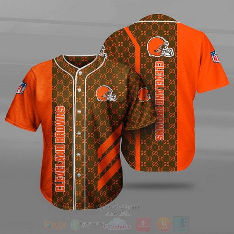 Nfl Cleveland Browns Baseball Jersey Shirt Nfl Cleveland Browns Baseball Jersey Shirt