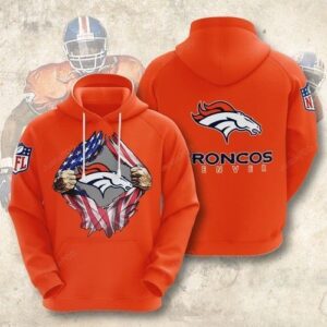 Nfl Denver Broncos American Ripped 2020 Pullover And Zippered Hoodies Custom 3d Graphic Printed 3d Hoodie For Men For Women - 1f5f5e1cd165