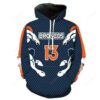 Nfl Denver Broncos Number 13 2020 Pullover And Zippered Hoodies Custom 3d Graphic Printed 3d Hoodie For Men For Women - db0a53686fc4