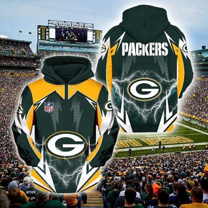 Nfl Green Bay Packers Lightning Pullover And Zippered Hoodies Custom 3D Graphic Printed 3D Hoodie All Over Print Hoodie For Men For Women - 58a76f864973 Nfl Green Bay Packers Lightning Pullover And Zippered Hoodies Custom 3D Graphic Printed 3D Hoodie All Over Print Hoodie For Men For Women - 58a76f864973