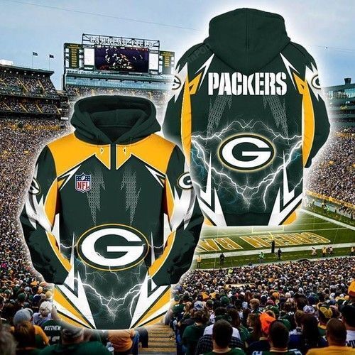 Nfl Green Bay Packers Lightning Pullover And Zippered Hoodies Custom 3d Graphic Printed 3d Hoodie All Over Print Hoodie For Men For Women - f359a4557a1c Nfl Green Bay Packers Lightning Pullover And Zippered Hoodies Custom 3d Graphic Printed 3d Hoodie All Over Print Hoodie For Men For Women - f359a4557a1c
