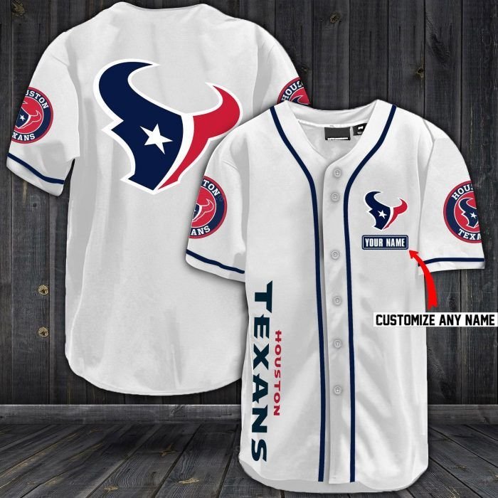 Nfl Houston Texans Baseball Jersey Shirt Nfl Houston Texans Baseball Jersey Shirt