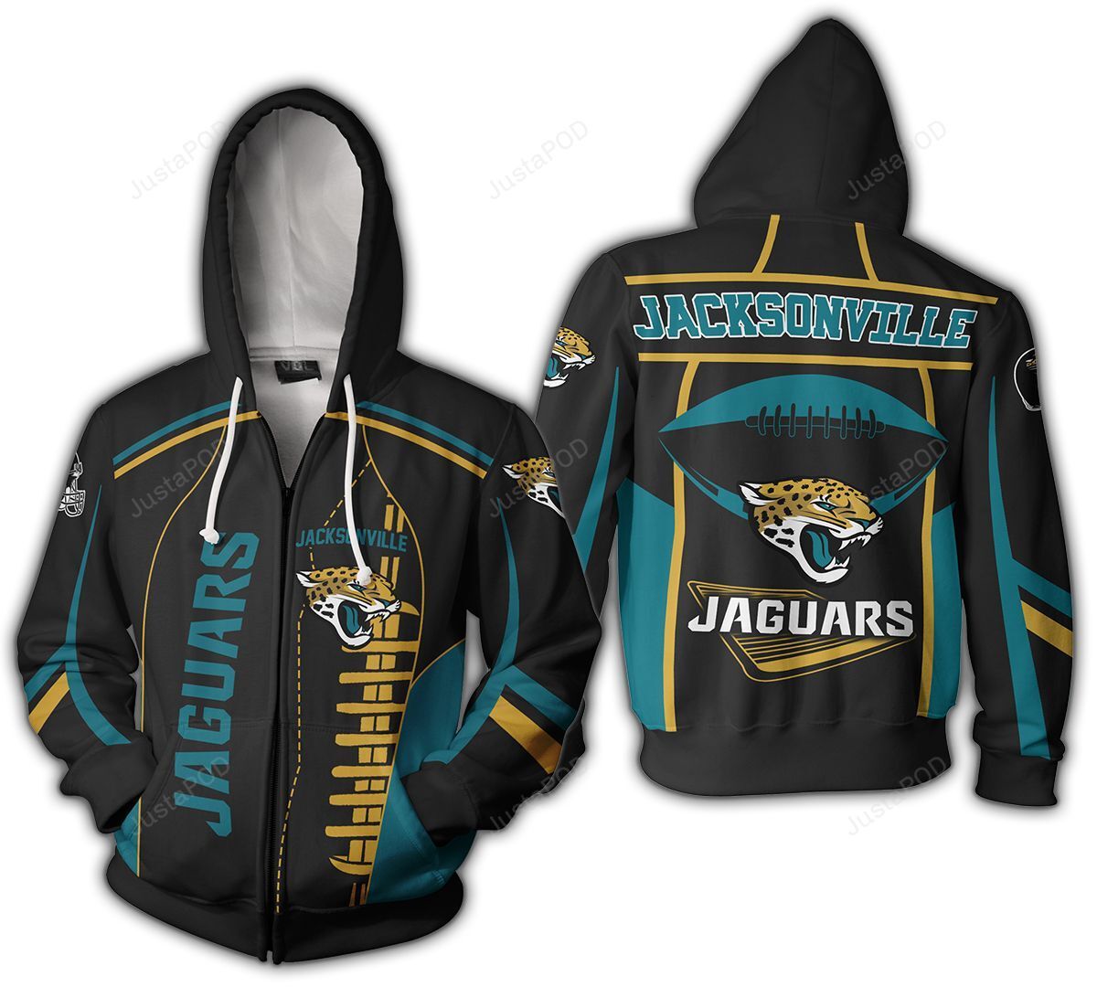 Nfl Jacksonville Jaguars Zippered Hoodie Limited Edition Zip Up 3D Hoodie - 07138e473b4d Nfl Jacksonville Jaguars Zippered Hoodie Limited Edition Zip Up 3D Hoodie - 07138e473b4d