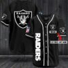 Nfl Las Vegas Raiders Custom Name Baseball Jersey Shirt