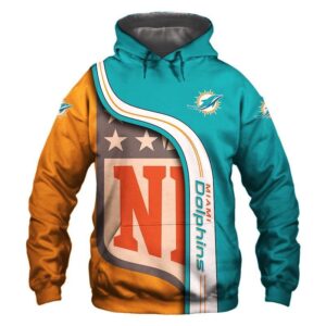 Nfl Miami Dolphins Pullover And Zip Pered Hoodies Custom 3D Graphic Printed 3D Hoodie All Over Print Hoodie For Men For Womenhoodie - edab4a6ac2c6