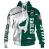 Nfl Philadelphia Eagles Punisher Skull Pullover And Zip Pered Hoodies Custom 3D Graphic Printed 3D Hoodie All Over Print Hoodie For Men For Womenhoodie - e9b9108262f1