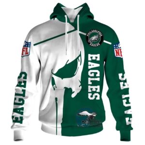 Nfl Philadelphia Eagles Punisher Skull Pullover And Zip Pered Hoodies Custom 3D Graphic Printed 3D Hoodie All Over Print Hoodie For Men For Womenhoodie - e9b9108262f1