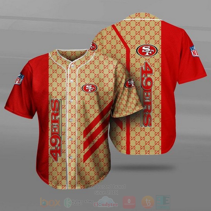 Nfl San Francisco 49Ers Baseball Jersey Shirt Nfl San Francisco 49Ers Baseball Jersey Shirt