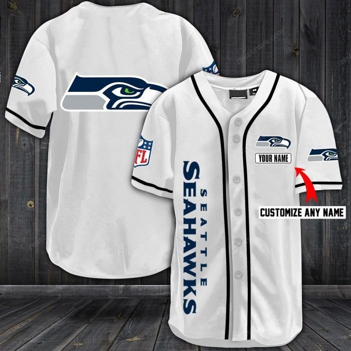 Nfl Seattle Seahawks Baseball Jersey Shirt Nfl Seattle Seahawks Baseball Jersey Shirt