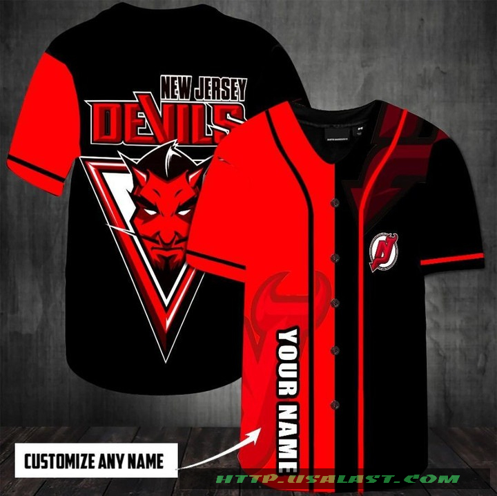 Nhl New Jersey Devils Personalized Baseball Jersey Shirt Nhl New Jersey Devils Personalized Baseball Jersey Shirt