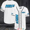 Niece Motorsports White Baseball Jersey