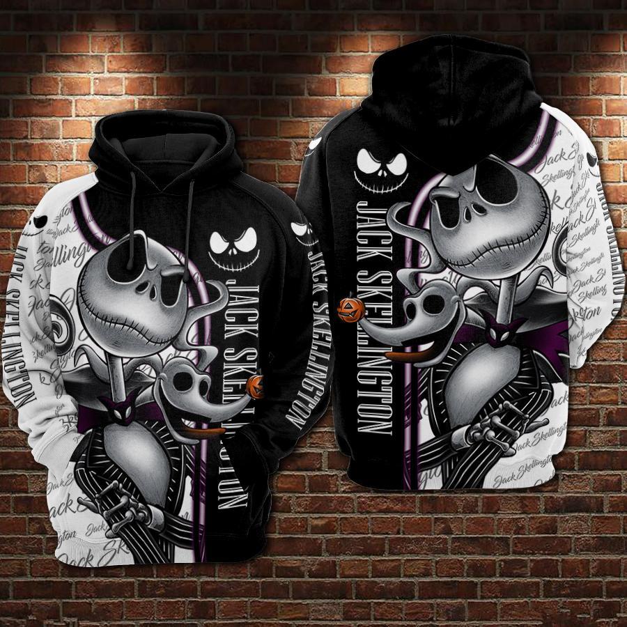 Nightmare Before Christmas Jack Skellington 3D Printed Hoodie/Zipper Hoodie - 125730ecddc7 Nightmare Before Christmas Jack Skellington 3D Printed Hoodie/Zipper Hoodie - 125730ecddc7