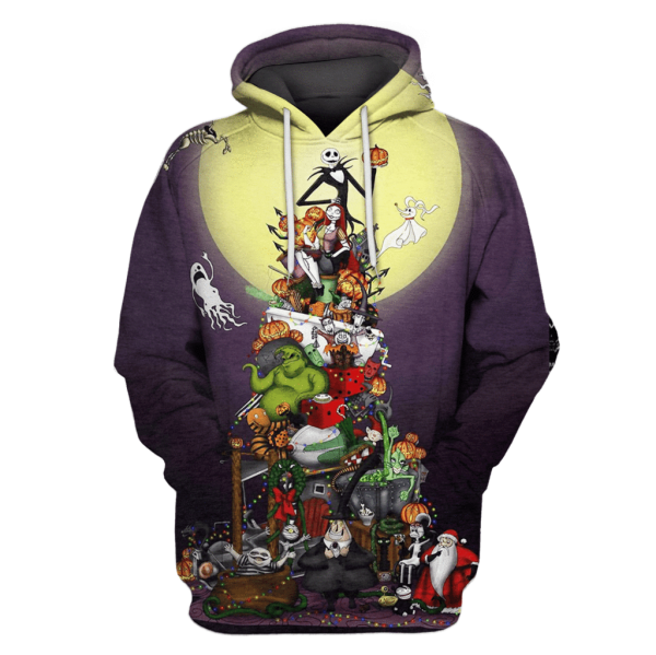 Nightmare Before Christmas Tree Jack And Sally 3D Printed Hoodie/Zipper Hoodie - 9fbbb79c6a0d Nightmare Before Christmas Tree Jack And Sally 3D Printed Hoodie/Zipper Hoodie - 9fbbb79c6a0d