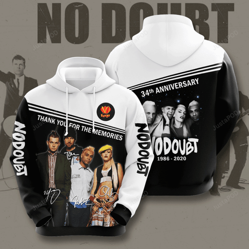 No Doubt 34th Anniversary 1986-2020 Pullover And Zippered Hoodies Custom 3d Graphic Printed 3d Hoodie All Over Print Hoodie For Men For Women - c81b0073fc54 No Doubt 34th Anniversary 1986-2020 Pullover And Zippered Hoodies Custom 3d Graphic Printed 3d Hoodie All Over Print Hoodie For Men For Women - c81b0073fc54