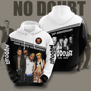 No Doubt 34th Anniversary 3D Hoodie - 02220acc7278