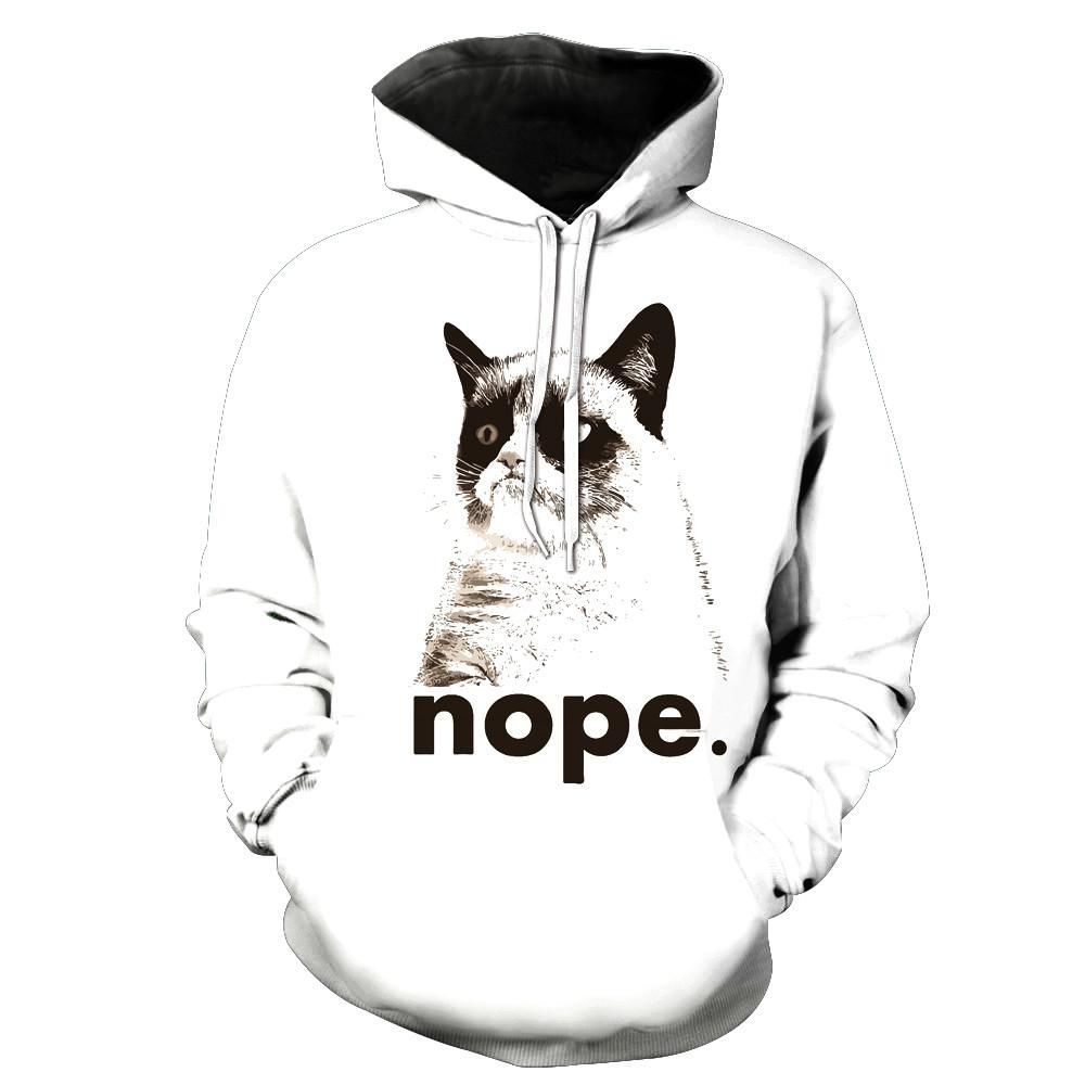 Nope Cat 3D Hoodie For Men Women All Over 3D Printed Hoodie - 02dc9995edab Nope Cat 3D Hoodie For Men Women All Over 3D Printed Hoodie - 02dc9995edab